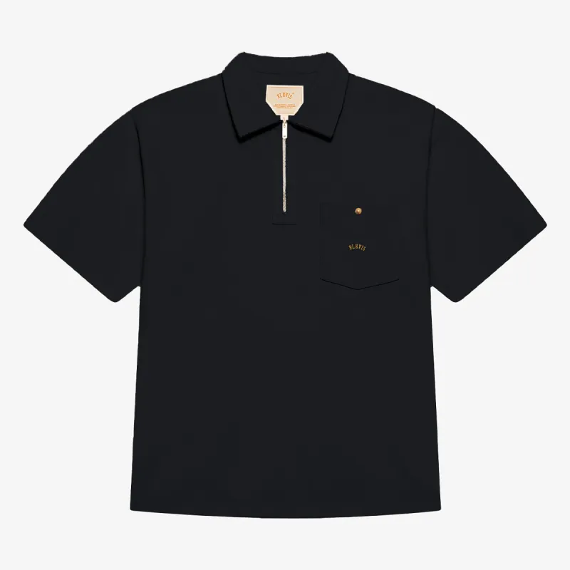BLKVIS LOGO TWILL SHIRT - BLACK sold by BLKVIS