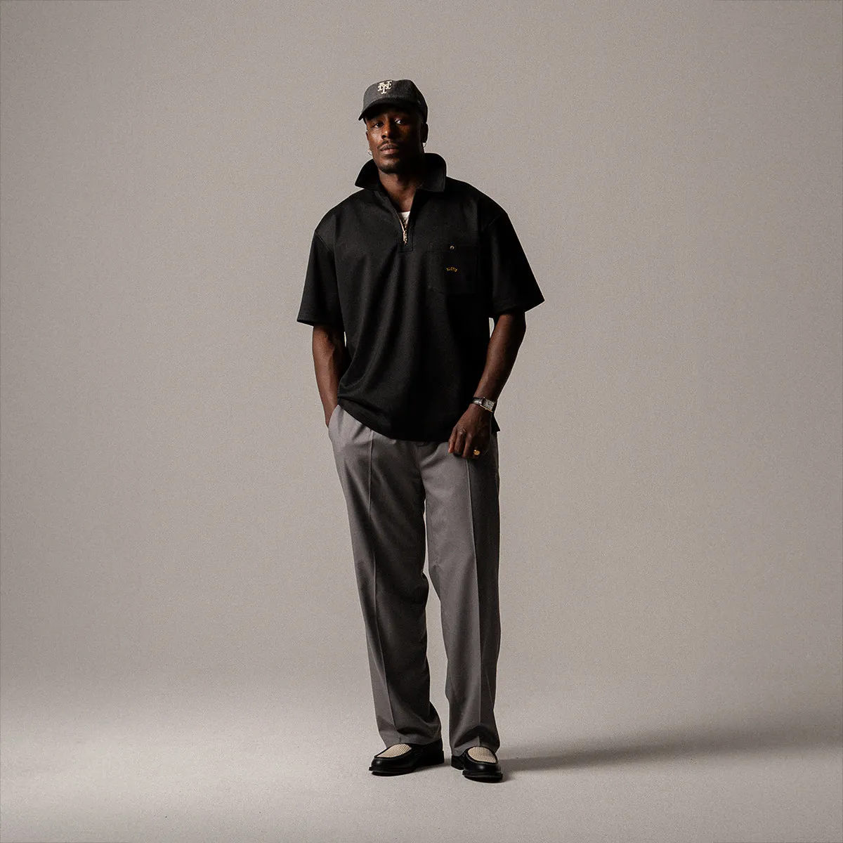 BLKVIS LOGO TWILL SHIRT - BLACK sold by BLKVIS product image thumbnail 3