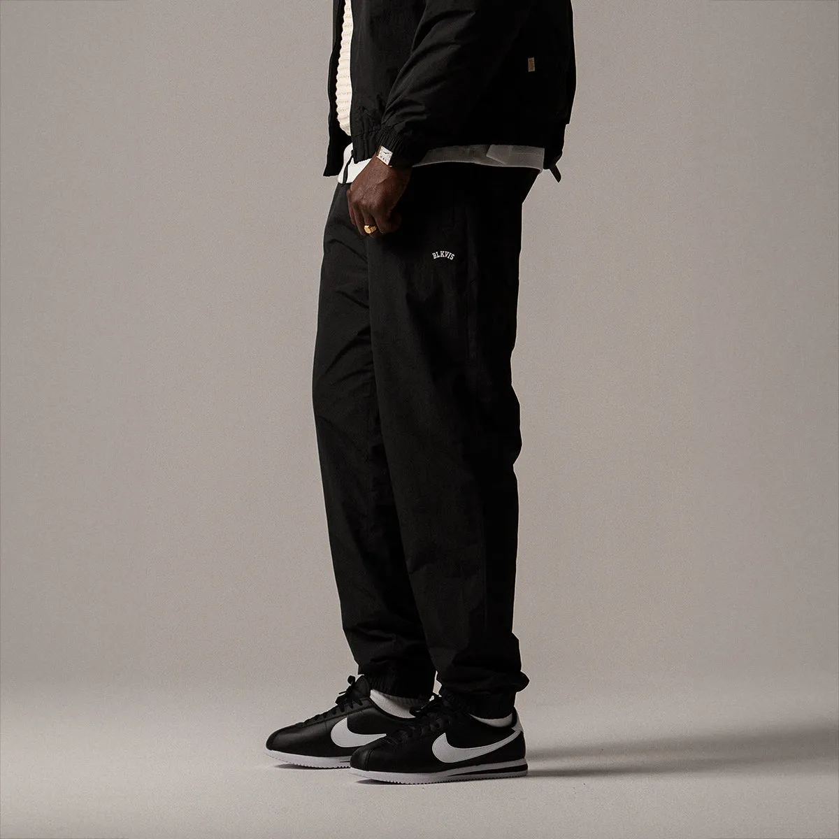 BLKVIS LOGO TRACK PANTS - BLACK sold by BLKVIS product image thumbnail 2