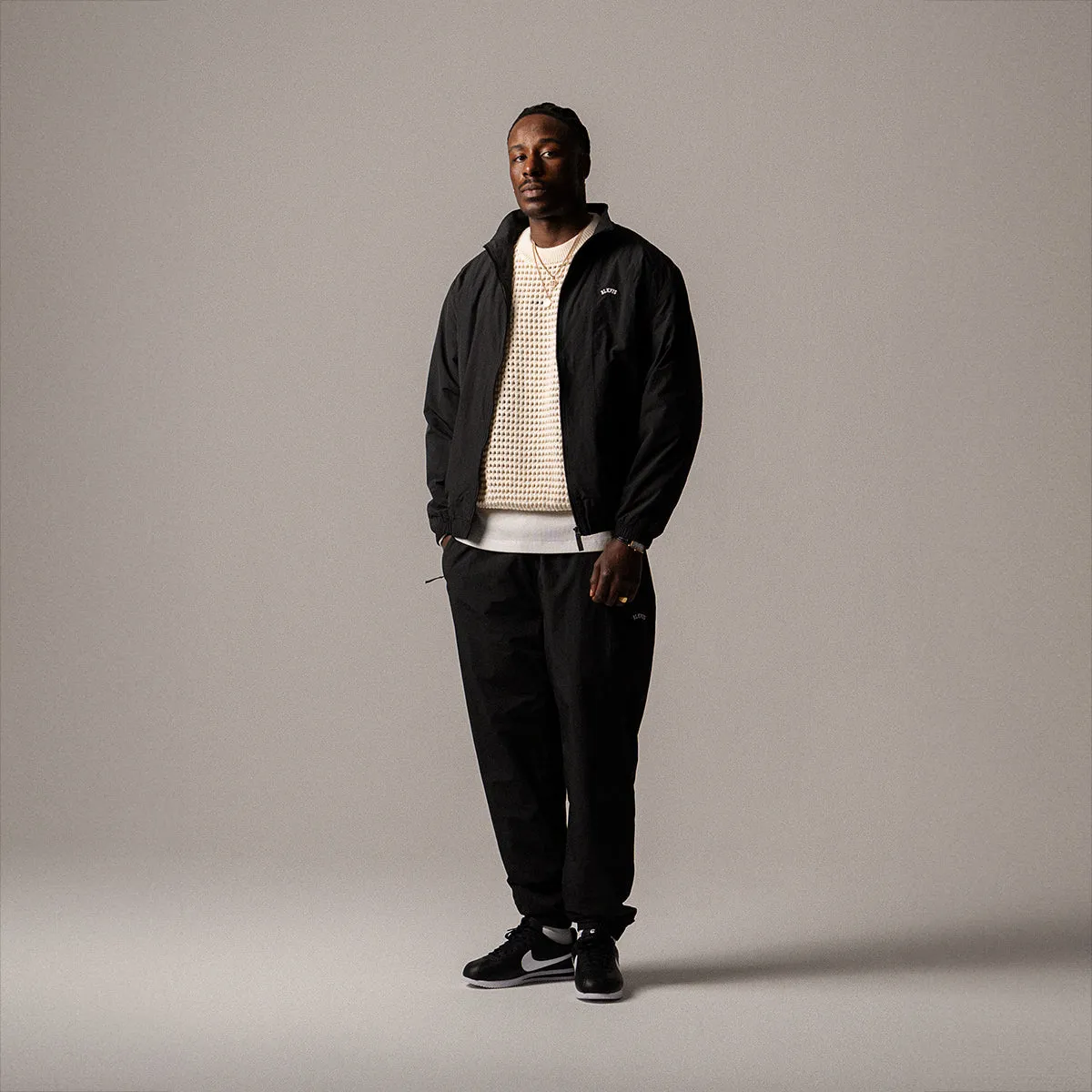 BLKVIS LOGO TRACK PANTS - BLACK sold by BLKVIS product image thumbnail 5