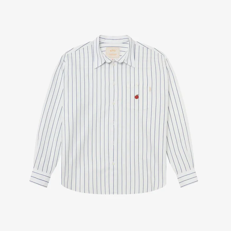 BLKVIS APPLE STRIPED SHIRT - BLACK sold by BLKVIS