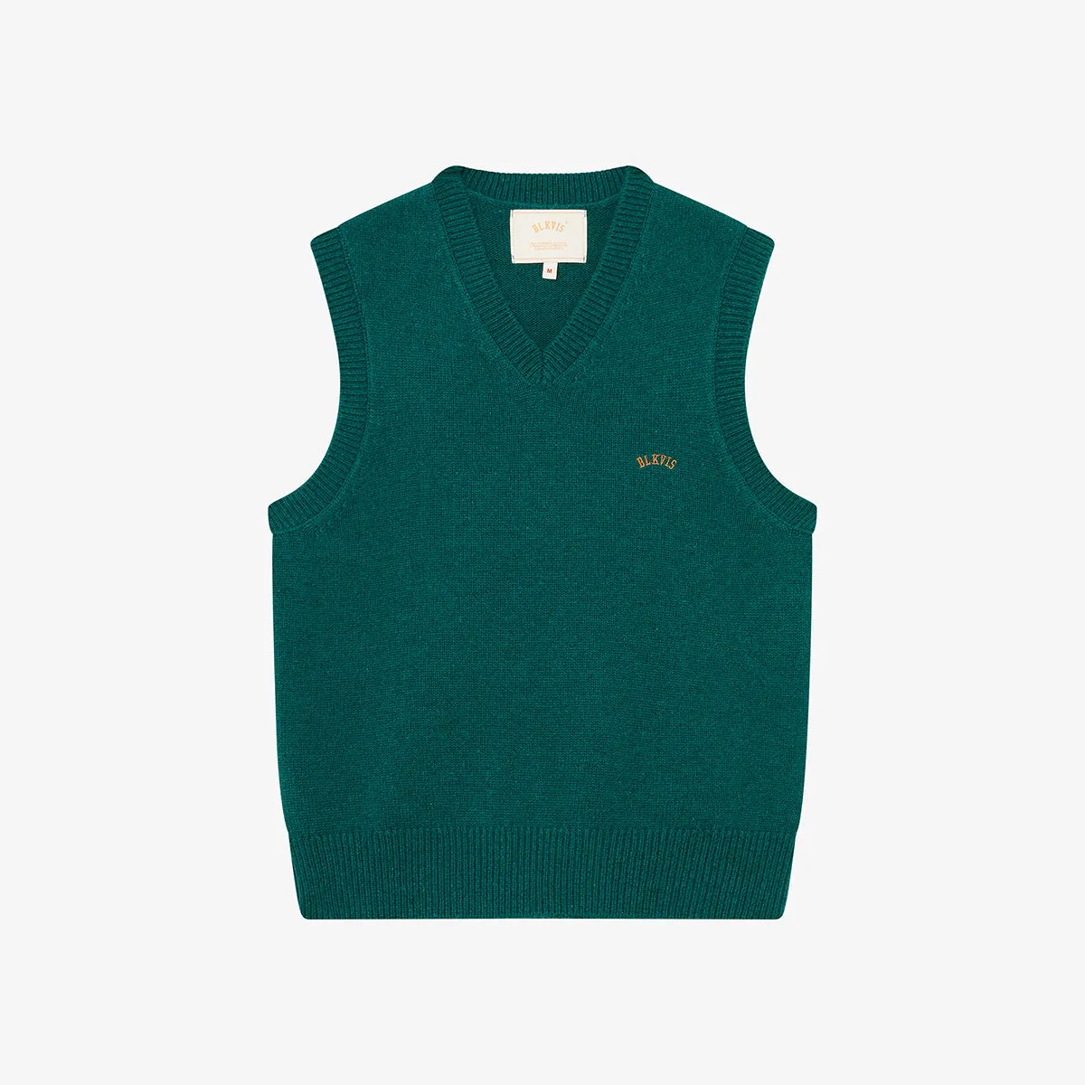 BLKVIS V NECK VEST - HUNTER GREEN sold by BLKVIS