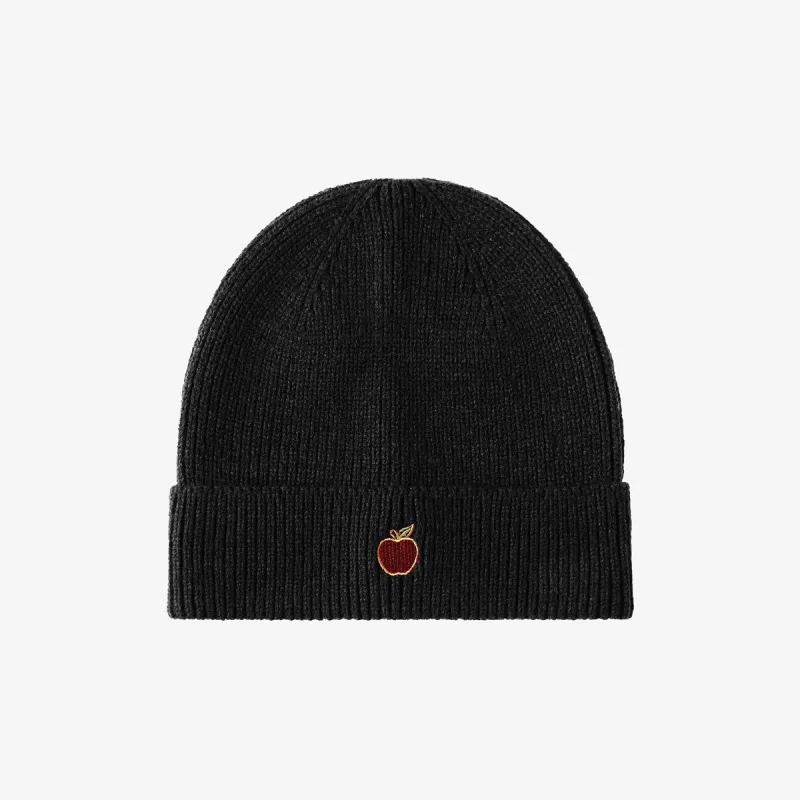 BLKVIS BIG APPLE BEANIE - BLACK sold by BLKVIS