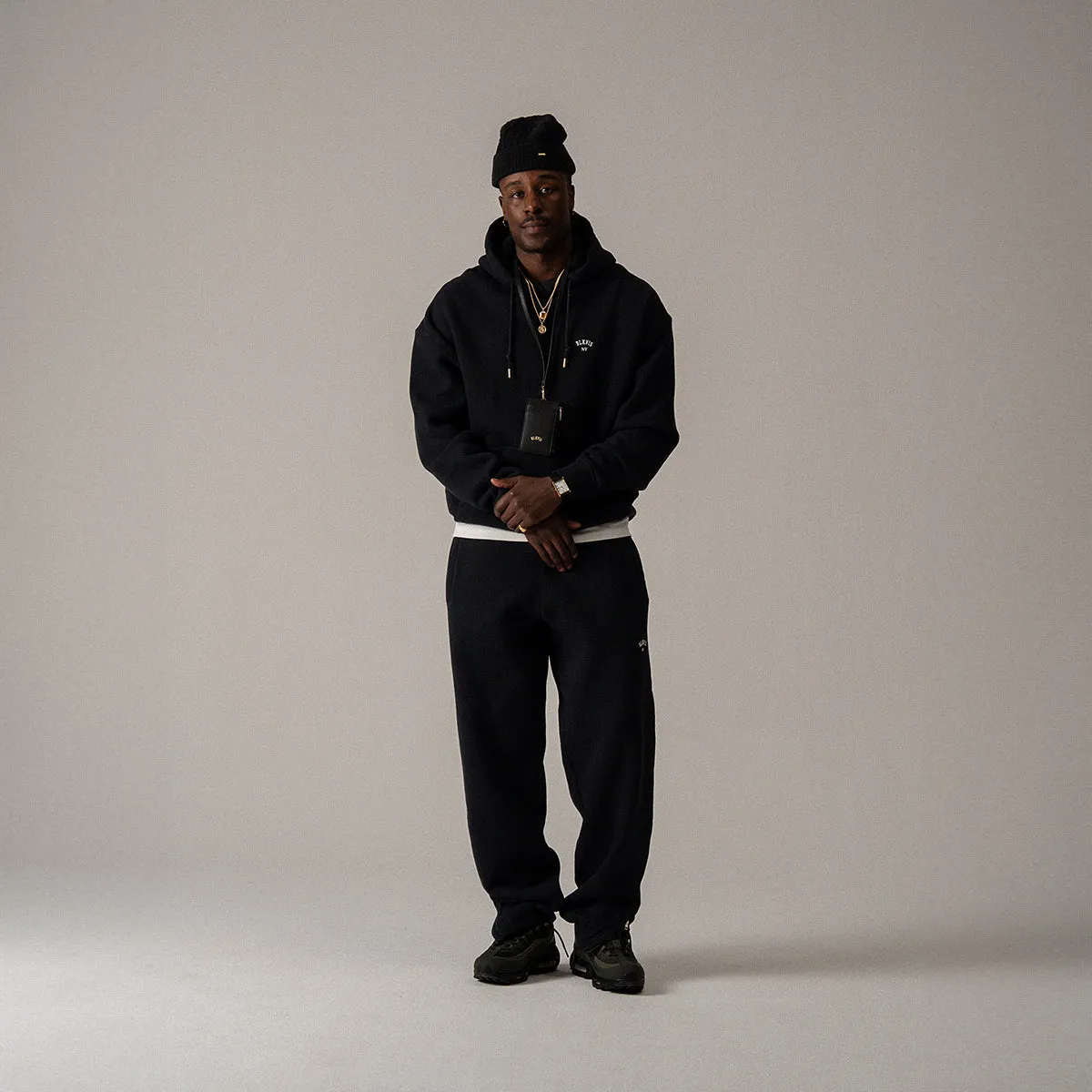 BLKVIS LOGO NY HOODY - BLACK sold by BLKVIS product image thumbnail 3