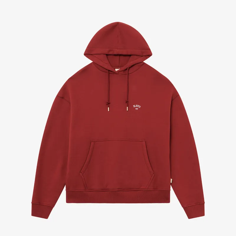 BLKVIS LOGO NY HOODY - MERLOT sold by BLKVIS