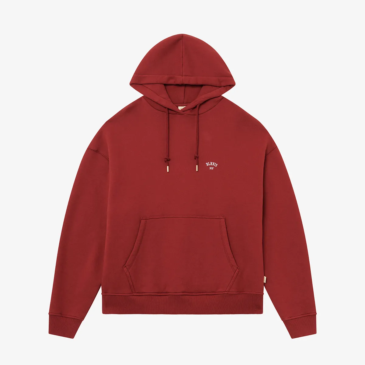 BLKVIS LOGO NY HOODY - MERLOT sold by BLKVIS