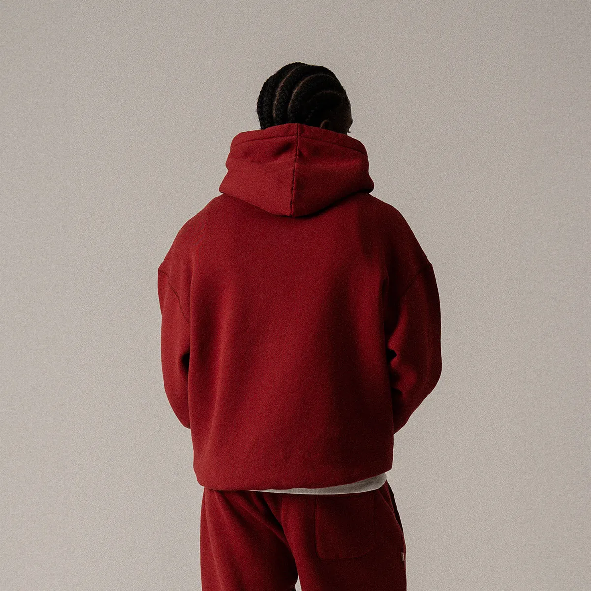 BLKVIS LOGO NY HOODY - MERLOT sold by BLKVIS product image thumbnail 5