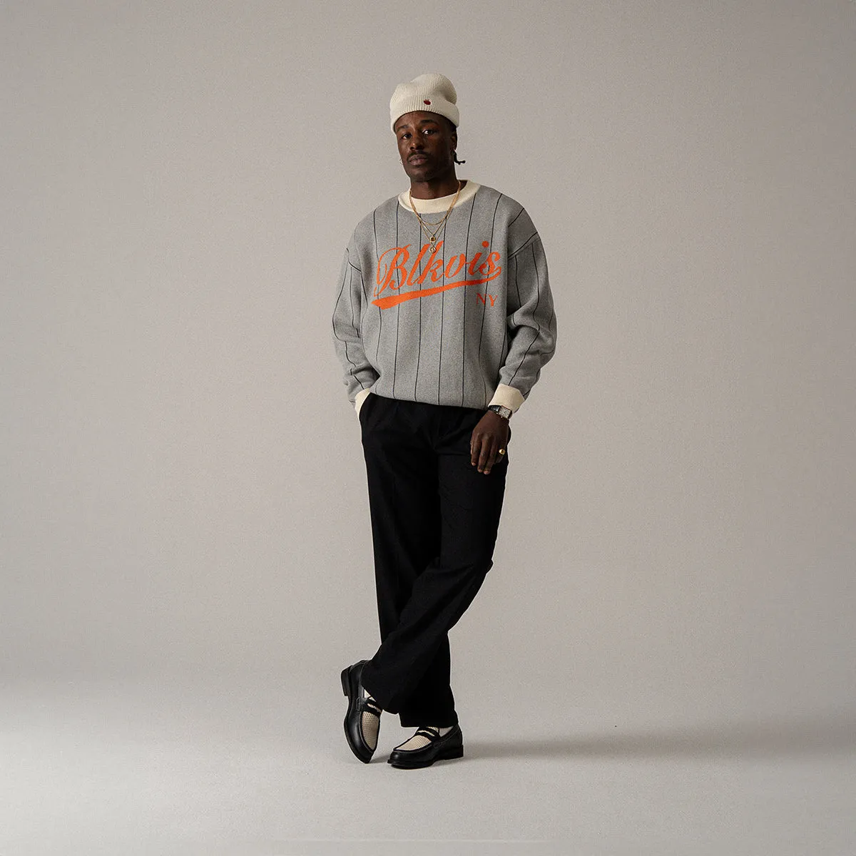 BLKVIS KNITTED SWEATER - ANTIQUE WHITE sold by BLKVIS product image thumbnail 3