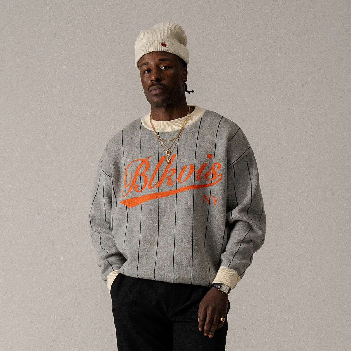 BLKVIS KNITTED SWEATER - ANTIQUE WHITE sold by BLKVIS product image thumbnail 2