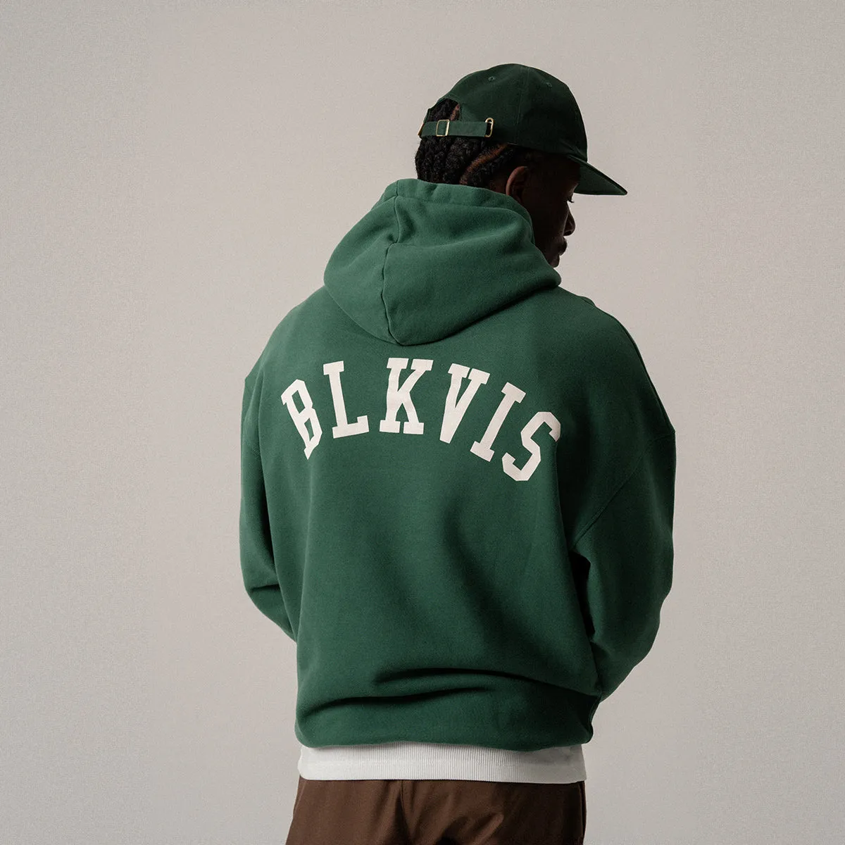 BLKVIS LOGO HOODIE - HUNTER GREEN sold by BLKVIS product image thumbnail 5