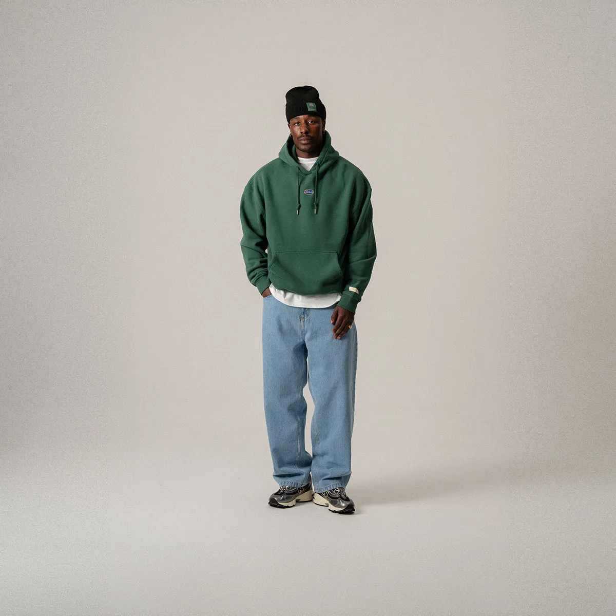 BLKVIS SCRIPT HOODIE - HUNTER GREEN sold by BLKVIS product image thumbnail 3