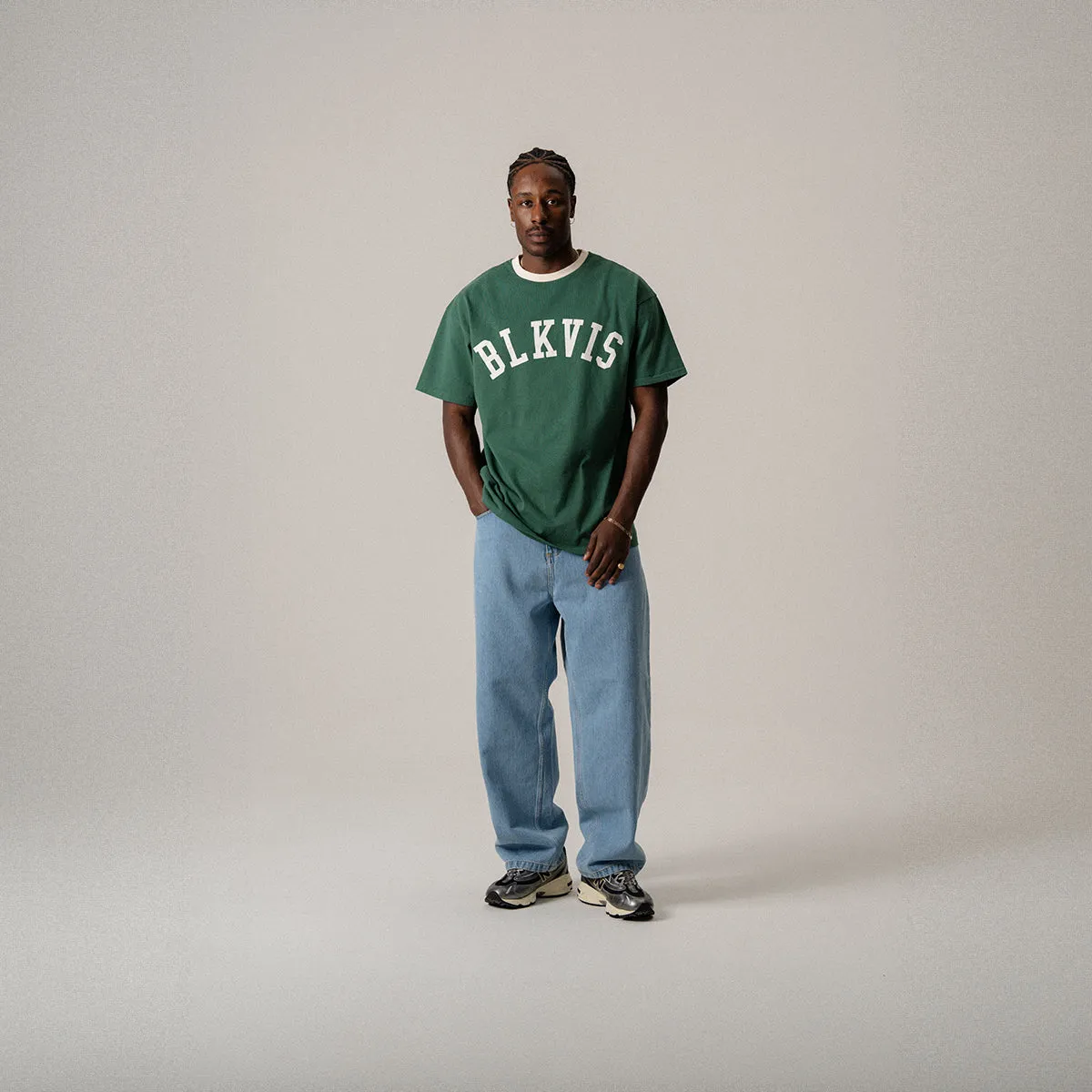 BLKVIS BIG LOGO TEE - HUNTER GREEN sold by BLKVIS product image thumbnail 3