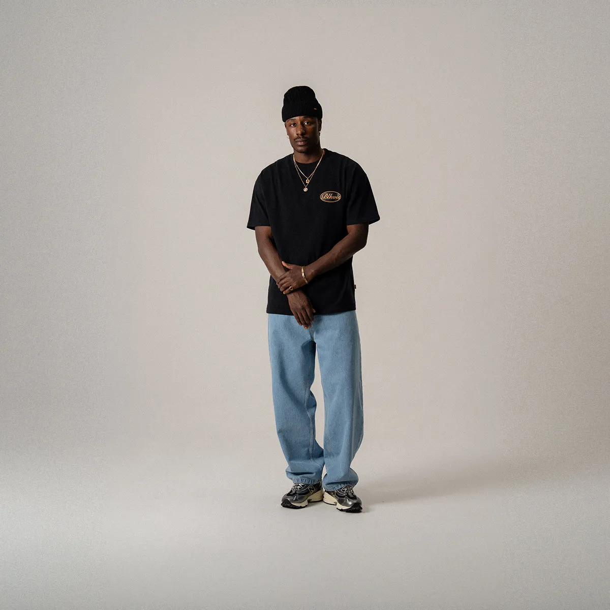 BLKVIS SCRIPT TEE - BLACK sold by BLKVIS product image thumbnail 3