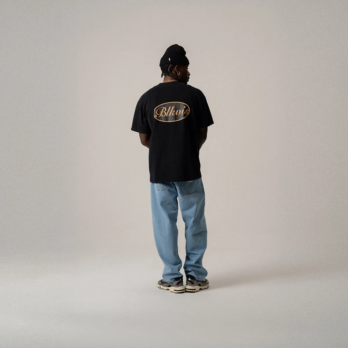 BLKVIS SCRIPT TEE - BLACK sold by BLKVIS product image thumbnail 5