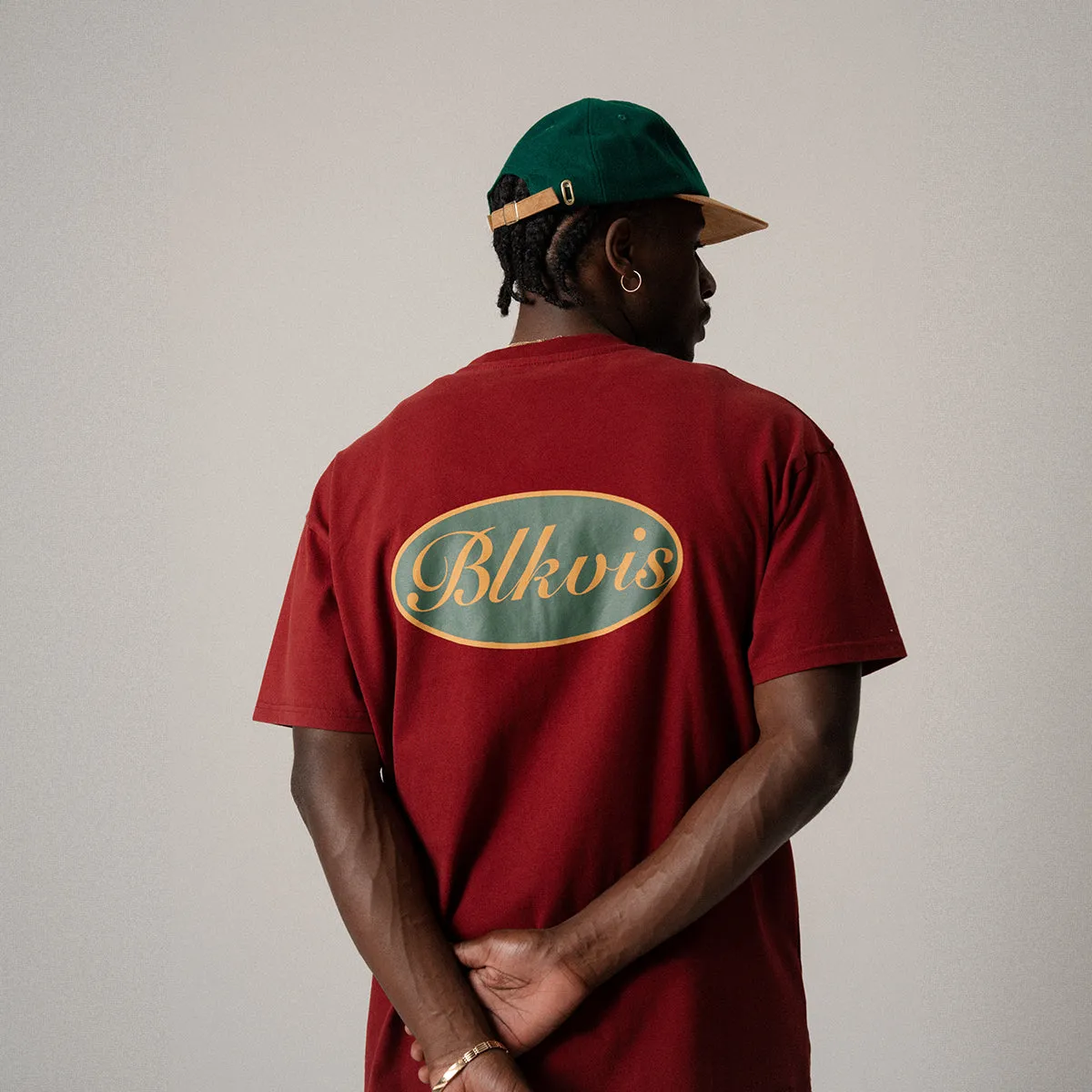 BLKVIS SCRIPT TEE - MERLOT sold by BLKVIS product image thumbnail 5