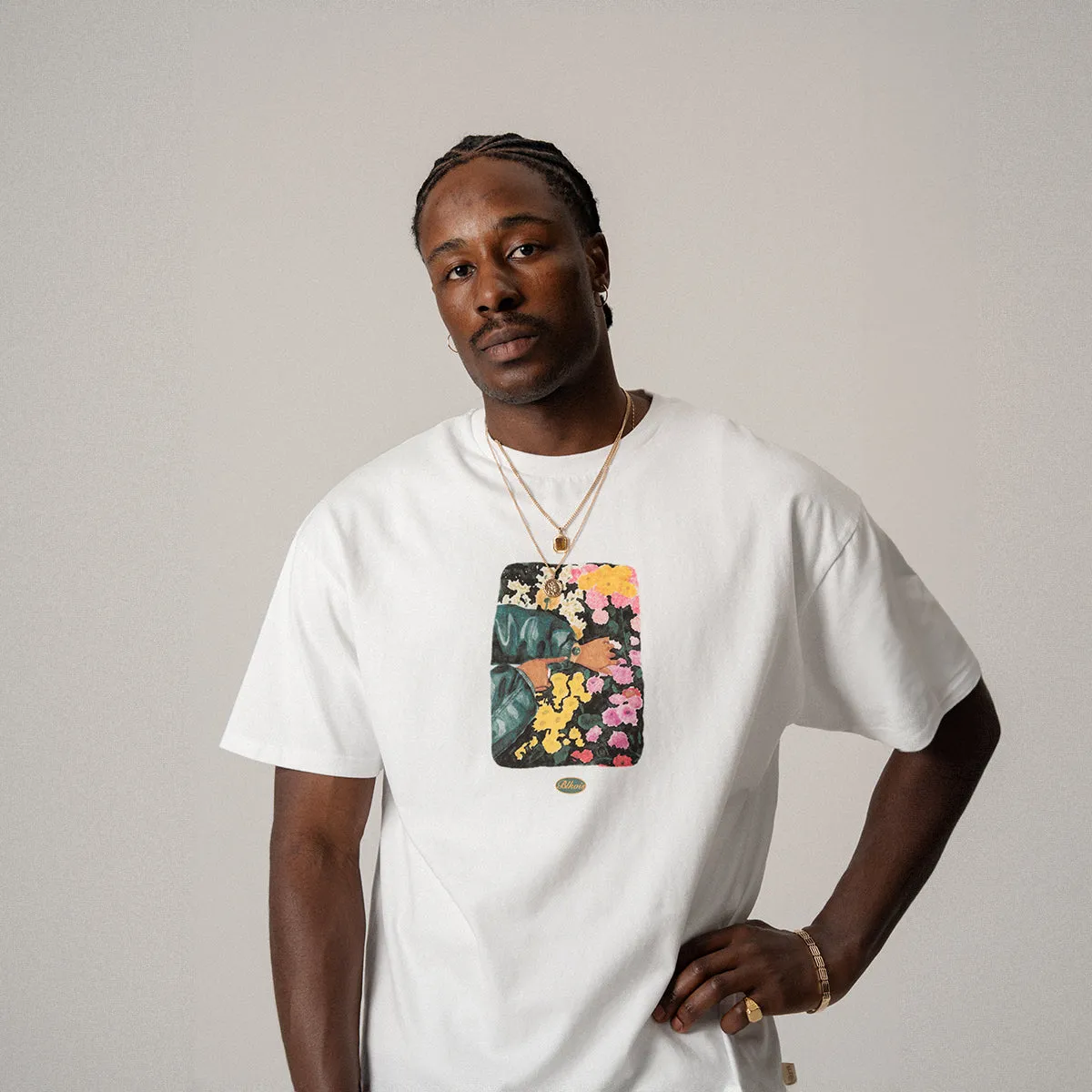 BLKVIS DAYDATE TEE - WHITE sold by BLKVIS product image thumbnail 2