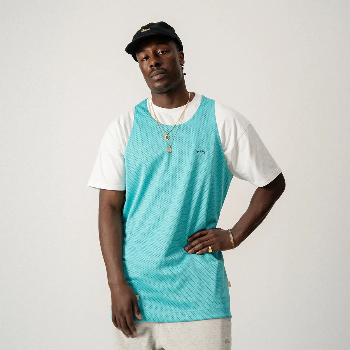MESH JERSEY - BLUE sold by BLKVIS product image thumbnail 3