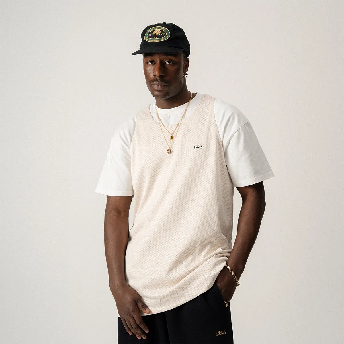 MESH JERSEY - ANTIQUE WHITE sold by BLKVIS product image thumbnail 3