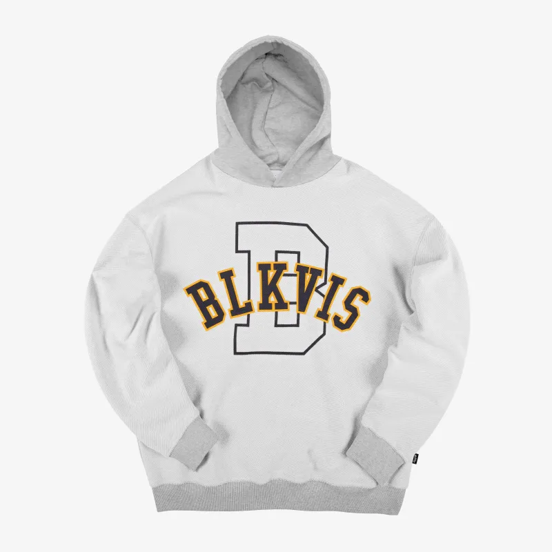 LETTERMAN HOODIE - HEATHER GREY sold by BLKVIS