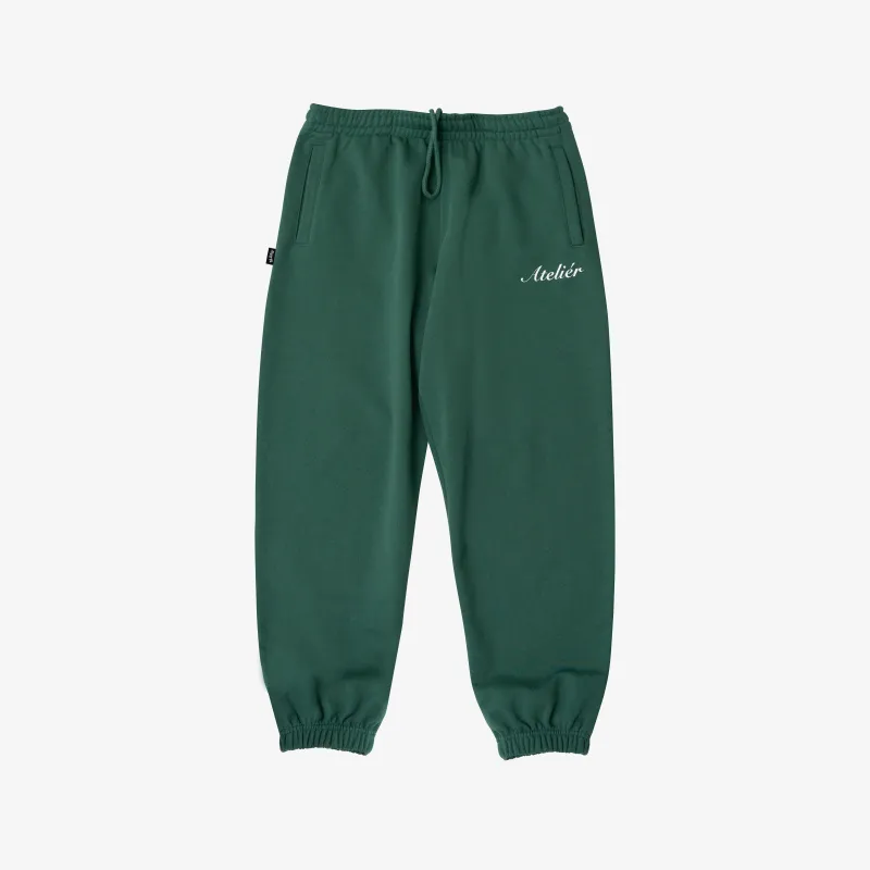 ATELIÉR SWEATPANTS - HUNTER GREEN sold by BLKVIS