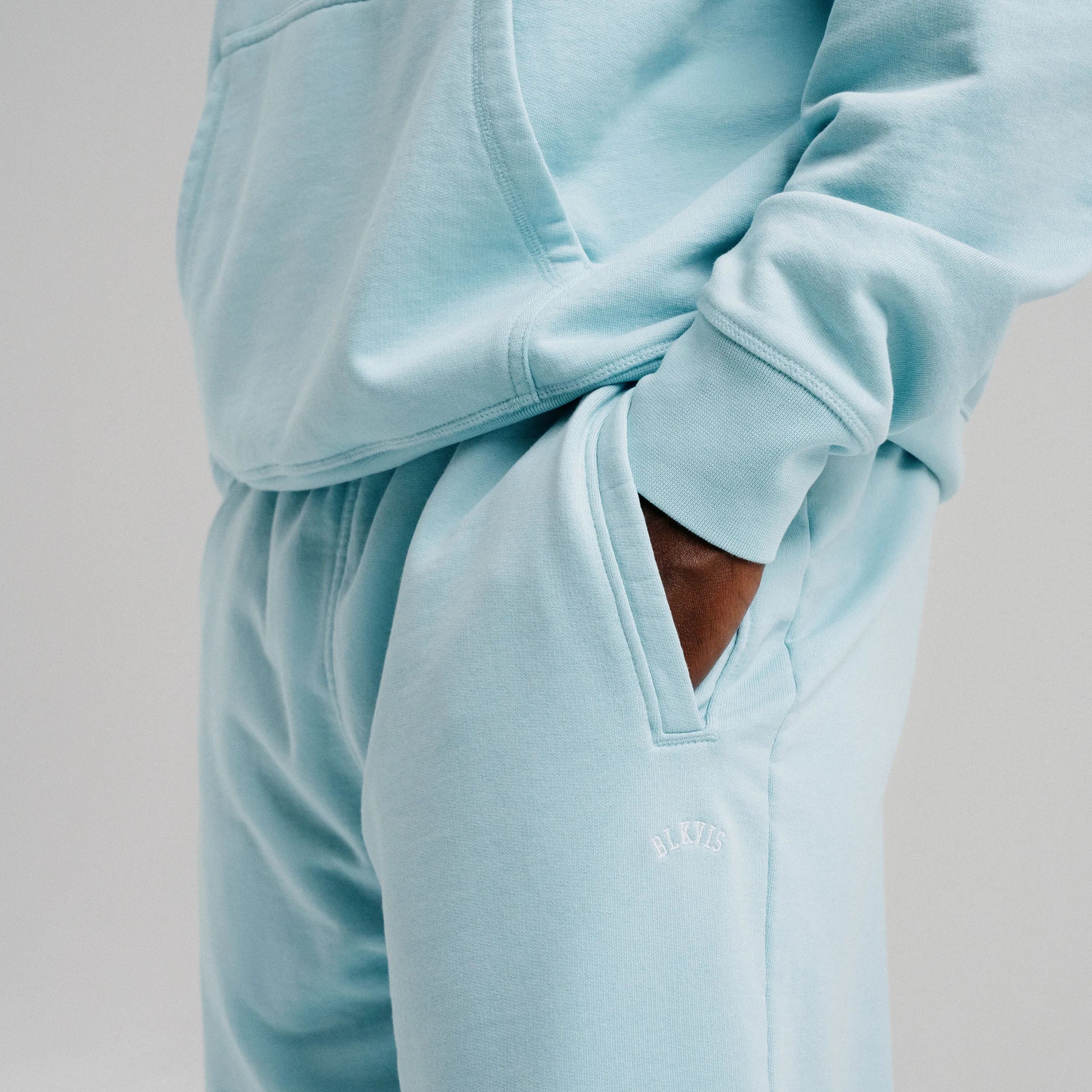 ESSENTIALS OS SWEATPANTS - SKYBLUE sold by BLKVIS product image thumbnail 3