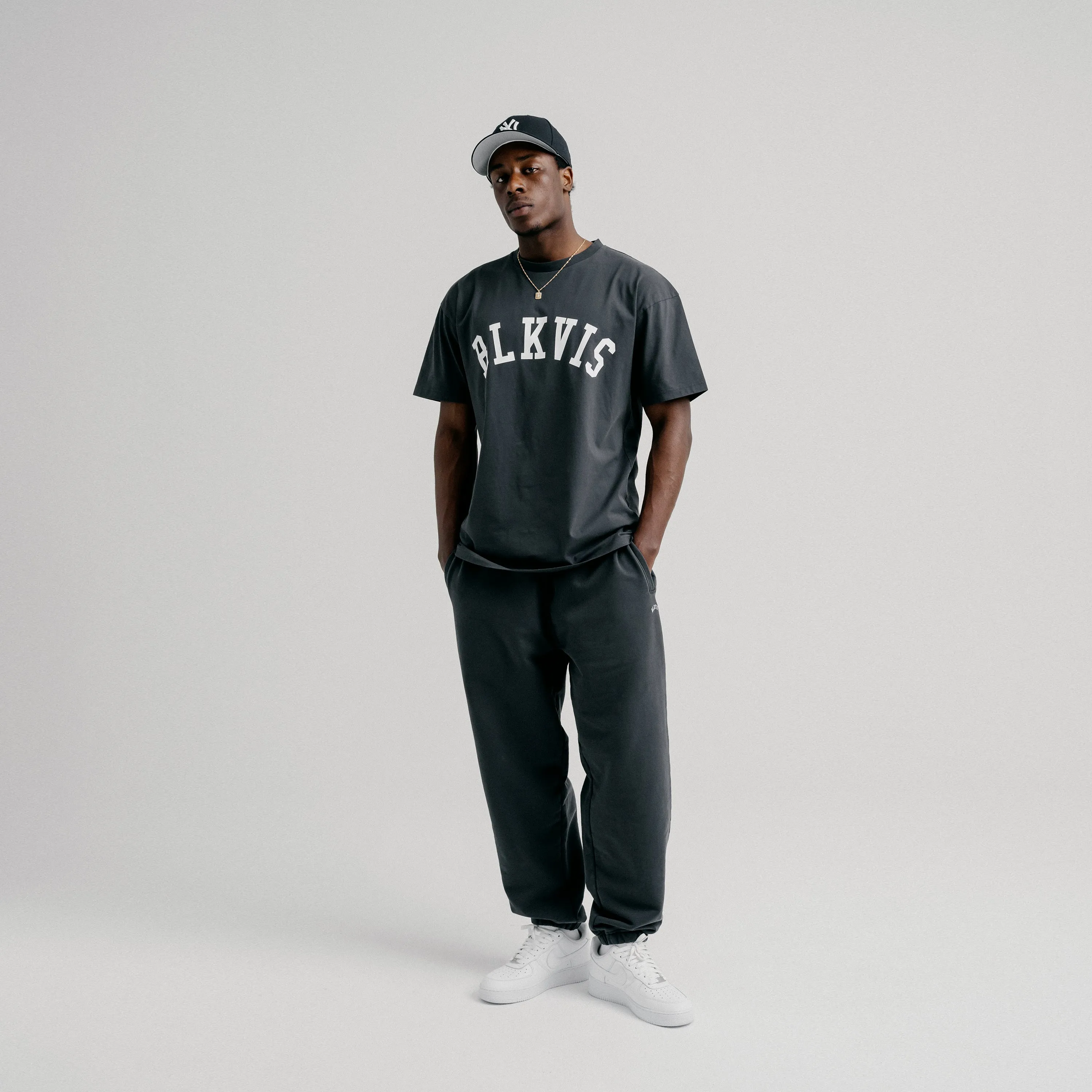 ESSENTIALS OS SWEATPANTS - DARKGREY sold by BLKVIS product image thumbnail 3