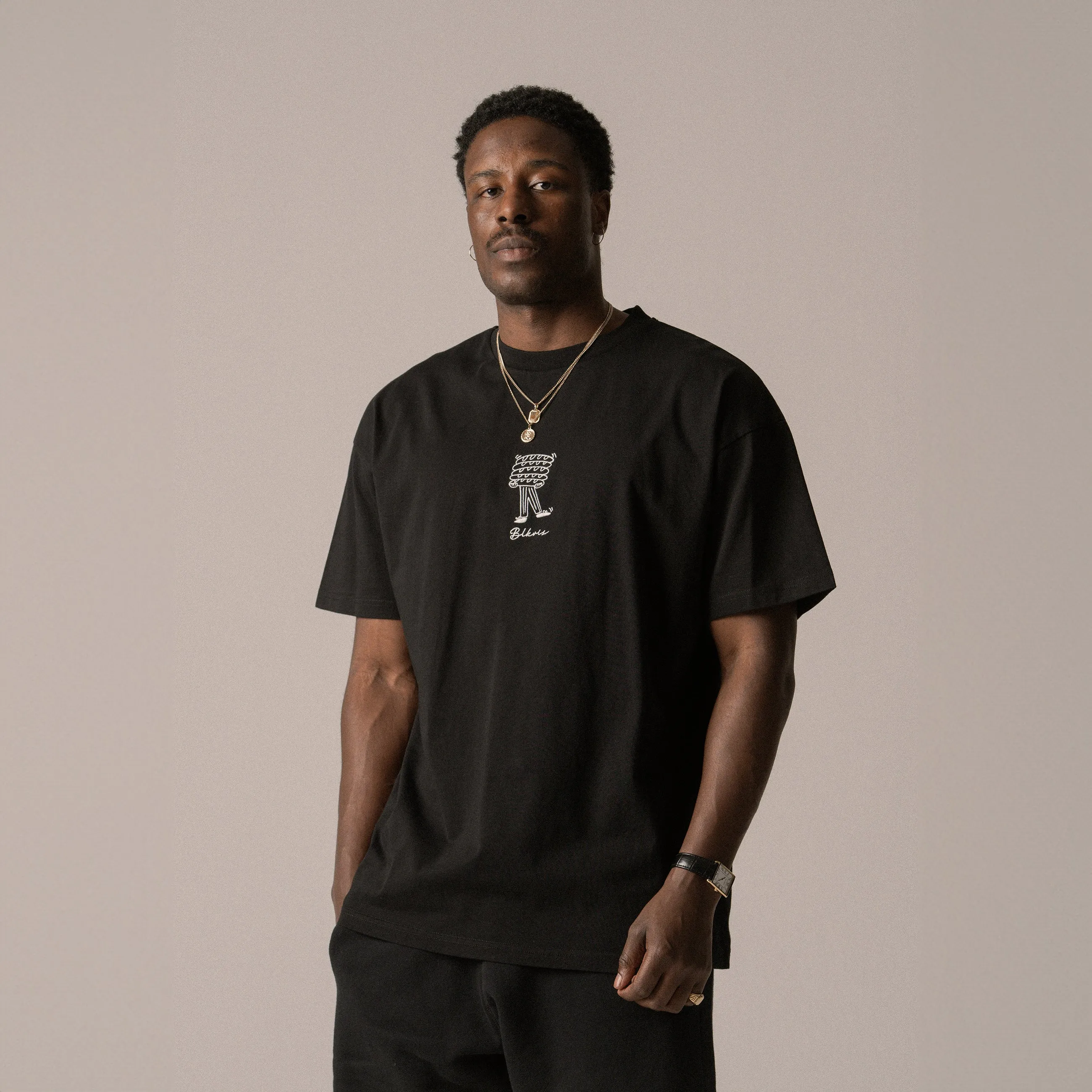 BLKVIS BAKERY TEE - BLACK sold by BLKVIS product image thumbnail 2