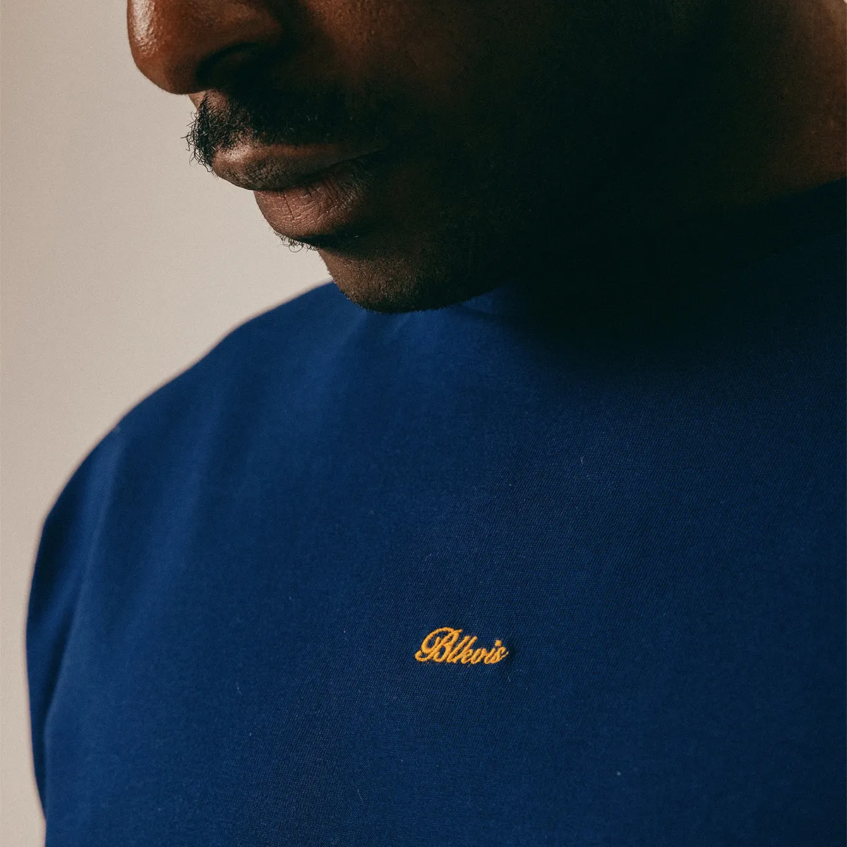 SCRIPT TEE - PEACOAT sold by BLKVIS product image thumbnail 4