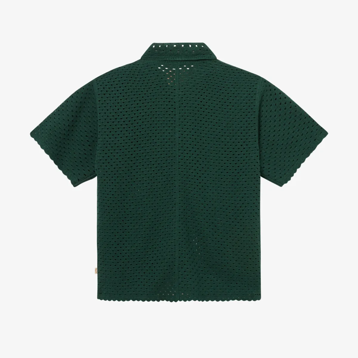 CROCHET SHIRT - HUNTER GREEN sold by BLKVIS product image thumbnail 3