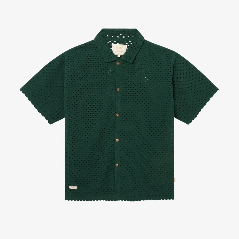 CROCHET SHIRT - HUNTER GREEN made by BLKVIS