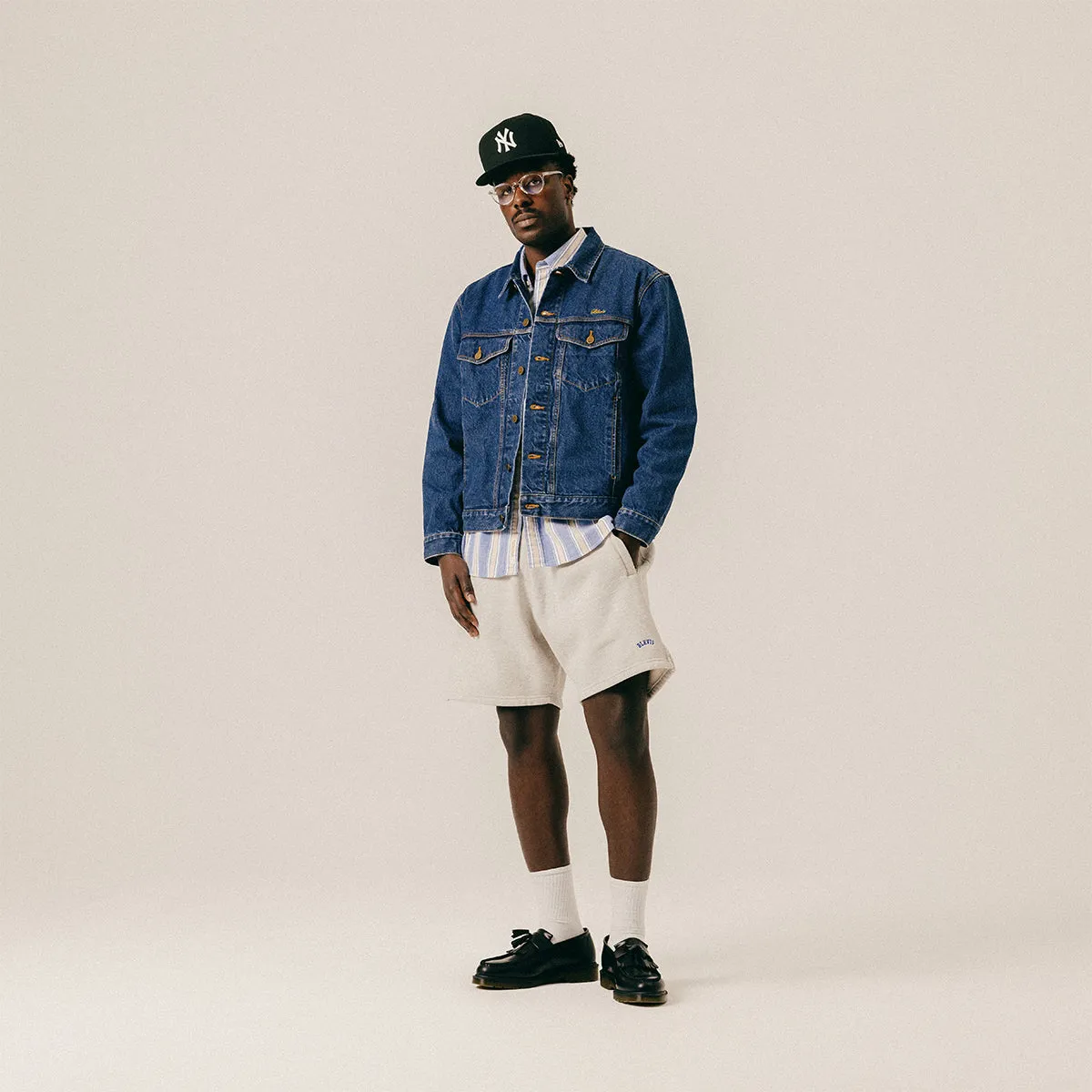 SCRIPT DENIM JACKET - MID BLUE sold by BLKVIS product image thumbnail 2