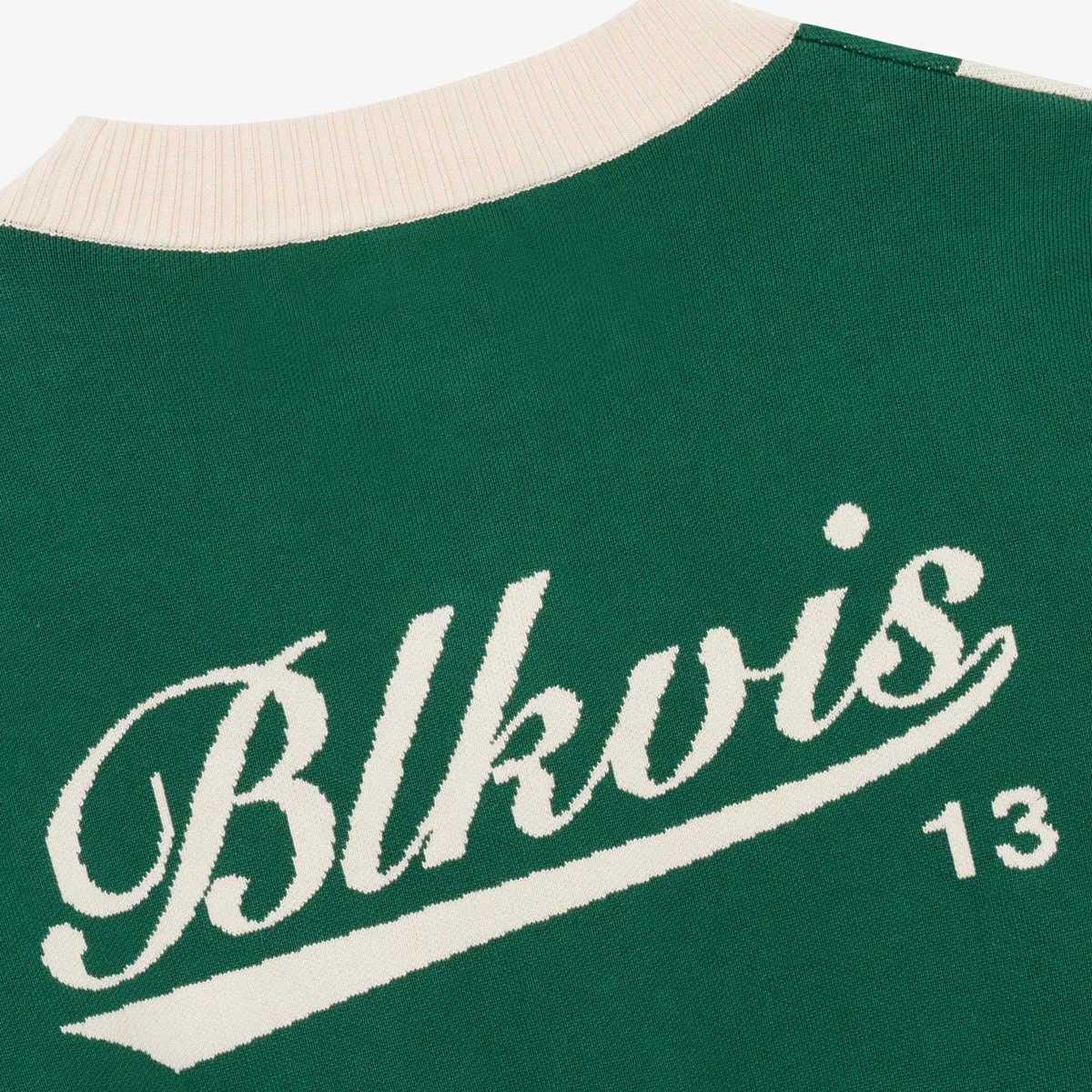 STRIPED CARDIGAN - HUNTER GREEN sold by BLKVIS product image thumbnail 5