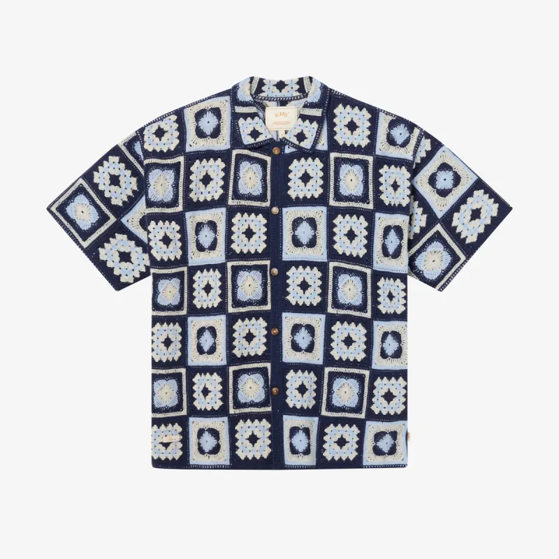 CROCHET GRANNY SHIRT - PEATCOAT made by BLKVIS