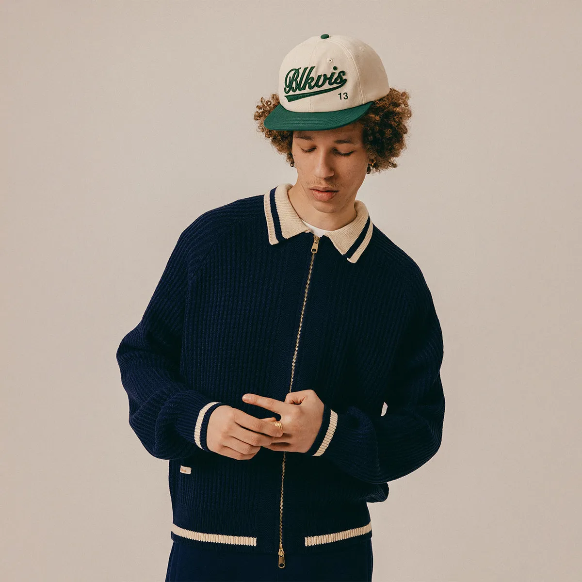 FULL ZIP CARDIGAN - PEATCOAT sold by BLKVIS product image thumbnail 2