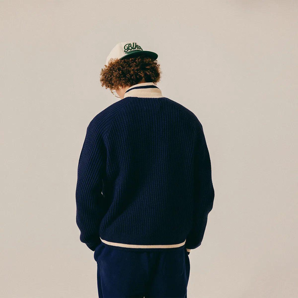 FULL ZIP CARDIGAN - PEATCOAT sold by BLKVIS product image thumbnail 4