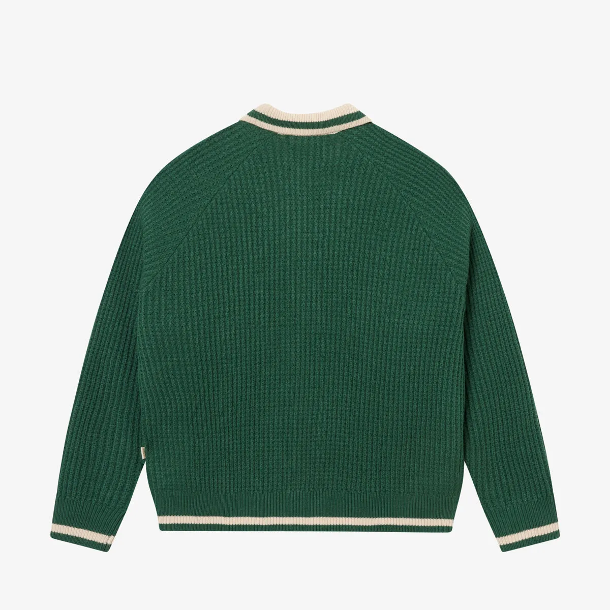 FULL ZIP CARDIGAN - HUNTER GREEN sold by BLKVIS product image thumbnail 3