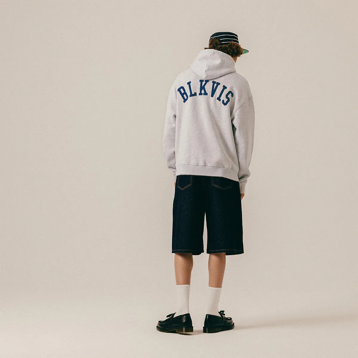 LOGO HOODY - LIGHT GREY HEATHER sold by BLKVIS product image thumbnail 2
