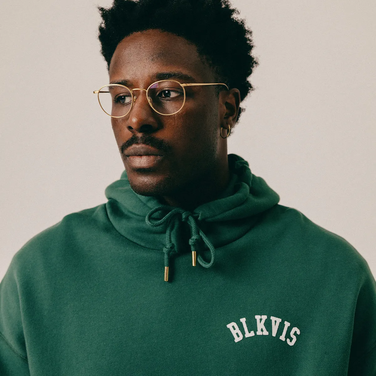 LOGO HOODY - HUNTER GREEN sold by BLKVIS product image thumbnail 2