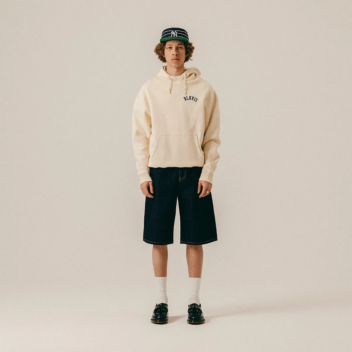 LOGO HOODY - WHITECAP GRAY sold by BLKVIS