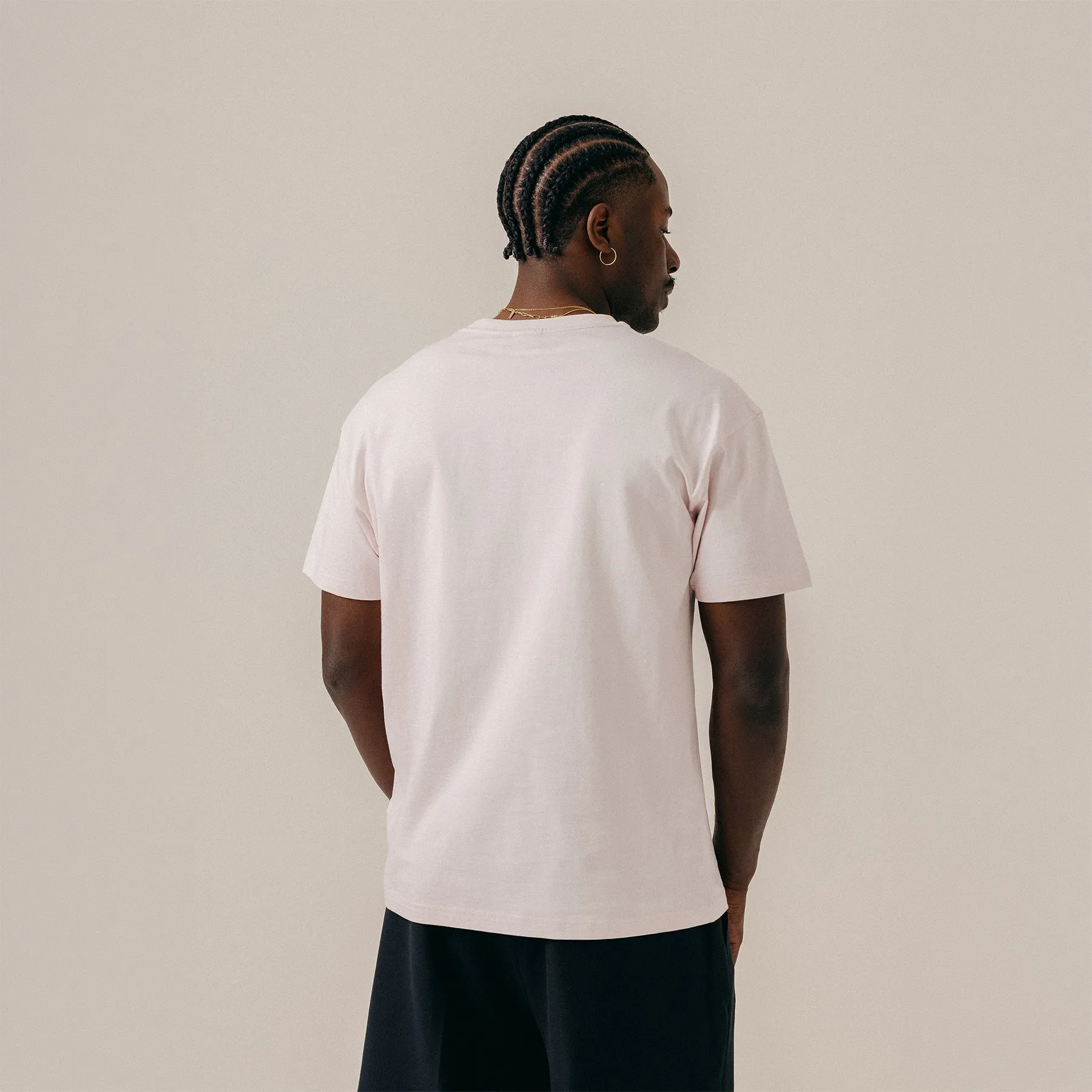 SCRIPT TEE - CRADLE PINK sold by BLKVIS product image thumbnail 3