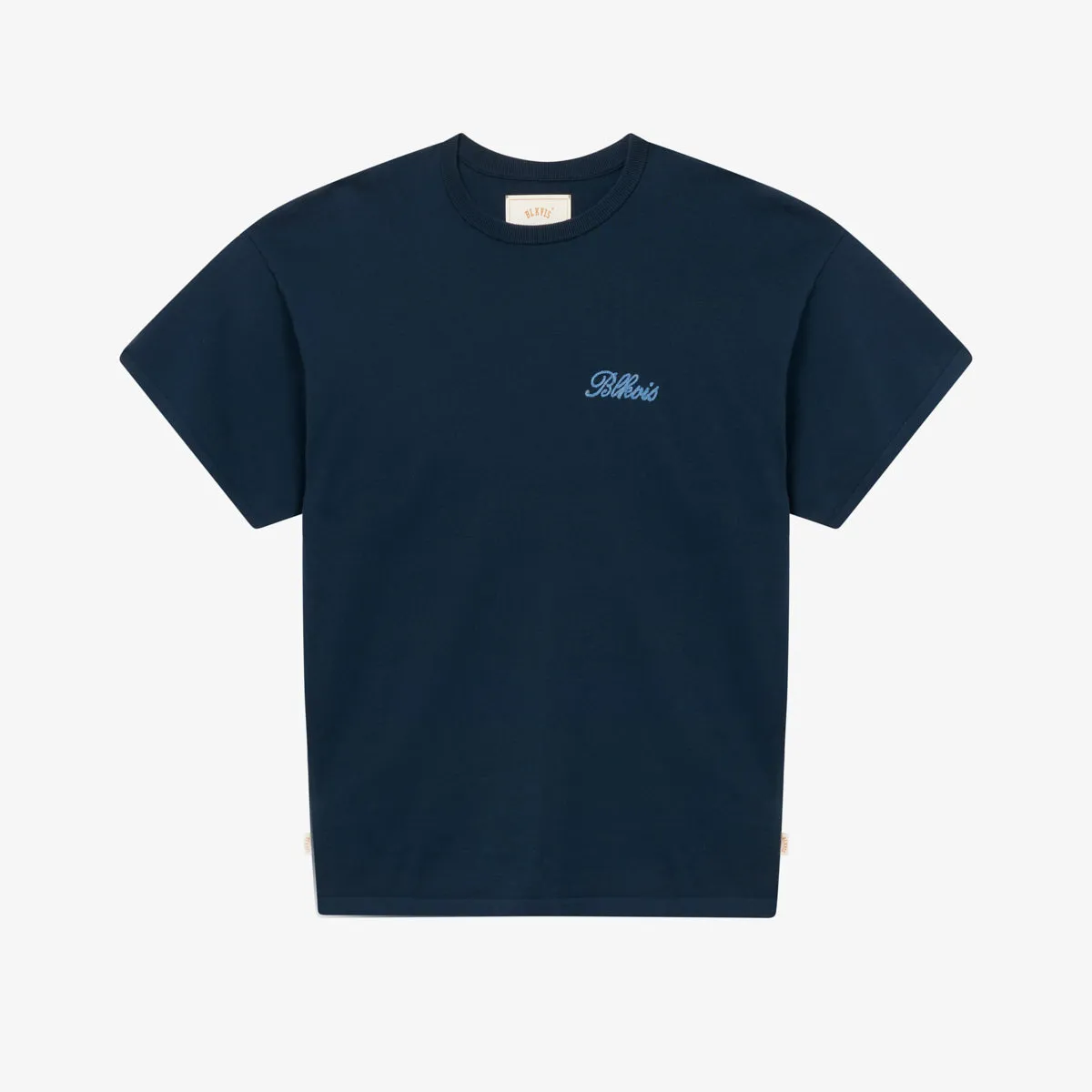 KNITTED TEE - BLUEBERRY sold by BLKVIS product image thumbnail 4