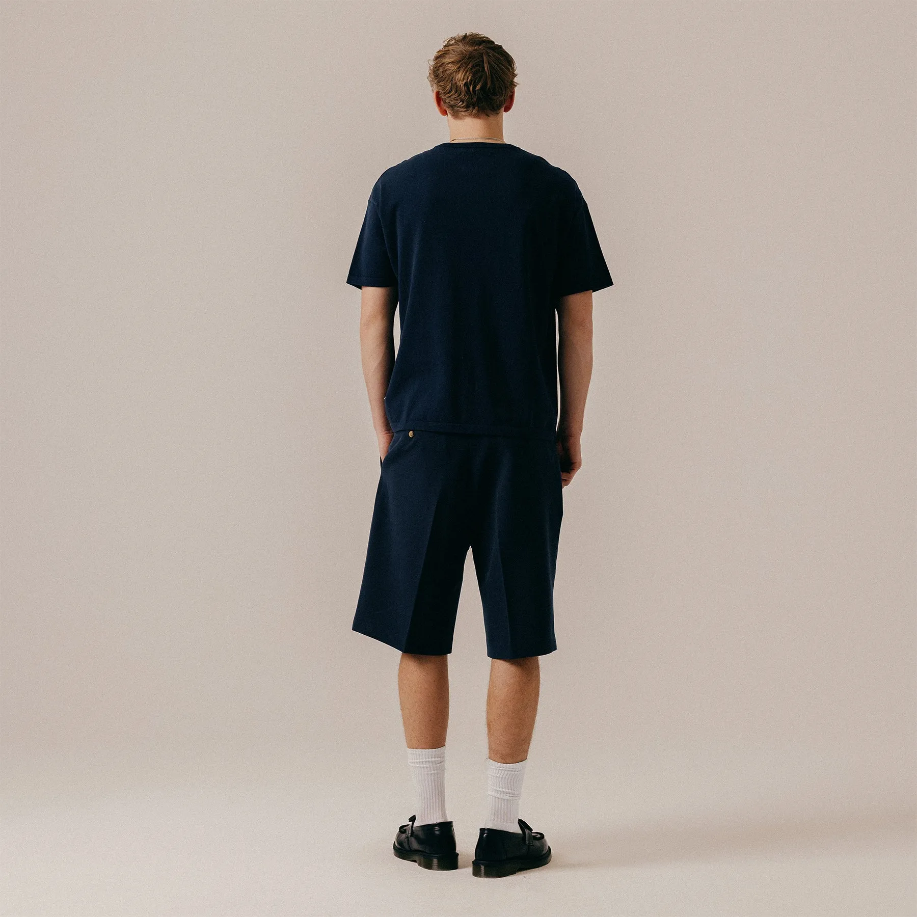 KNITTED TEE - BLUEBERRY sold by BLKVIS product image thumbnail 3