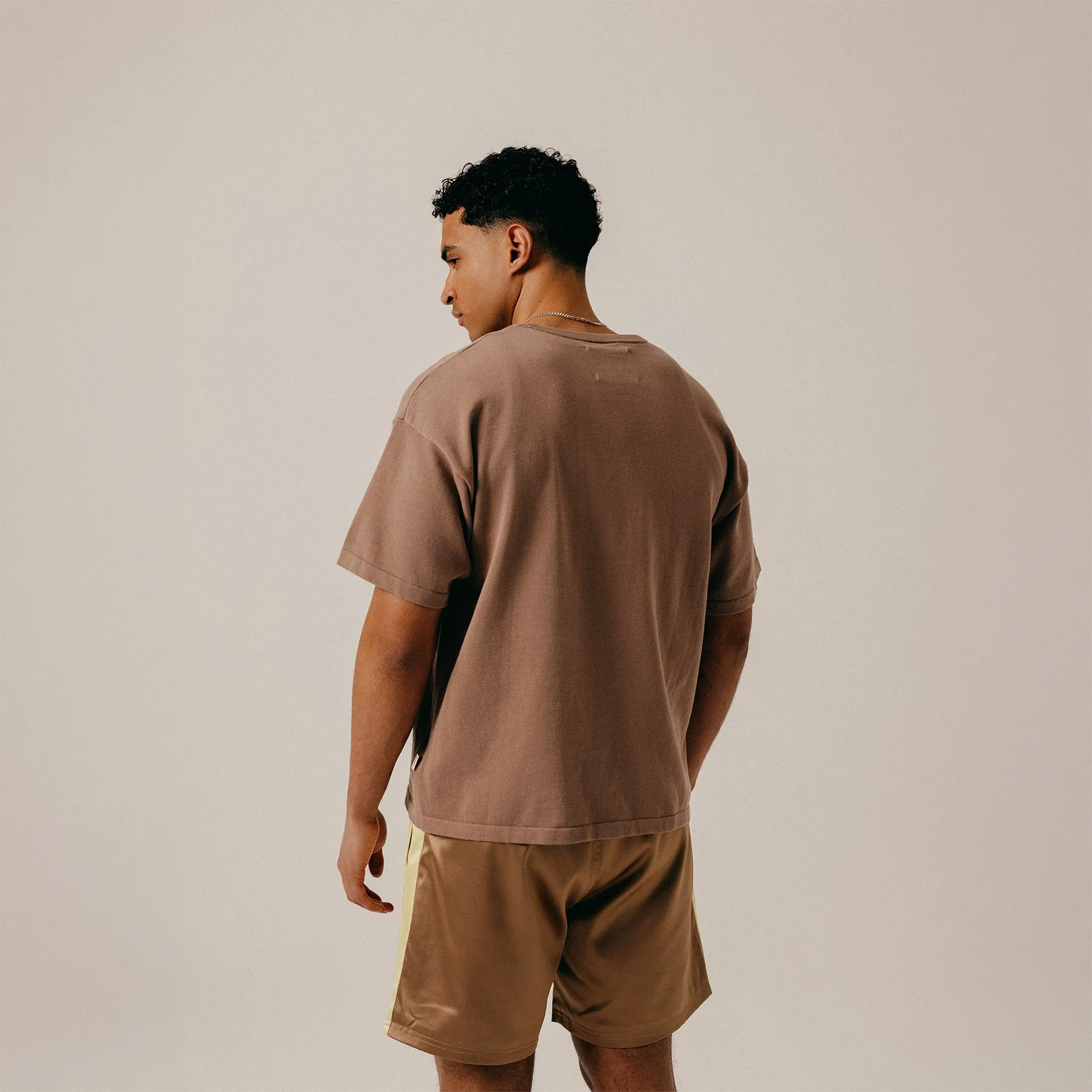 KNITTED TEE - GINGER SNAP sold by BLKVIS product image thumbnail 3