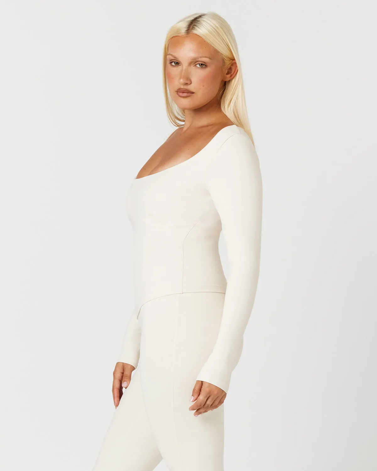 Form Eloise Long Sleeve Top | Vanilla sold by CSB product image thumbnail 5