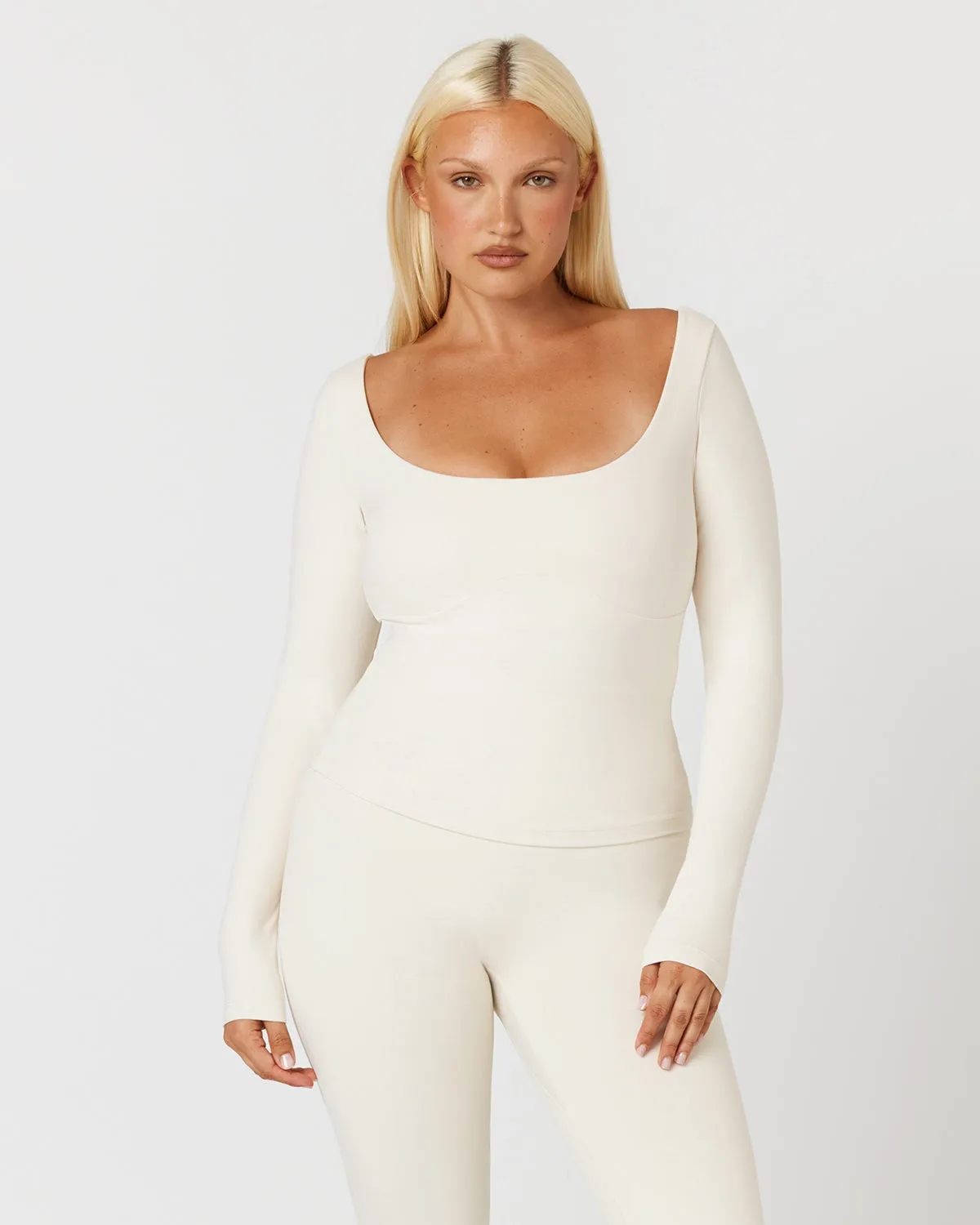 Form Eloise Long Sleeve Top | Vanilla sold by CSB product image thumbnail 2
