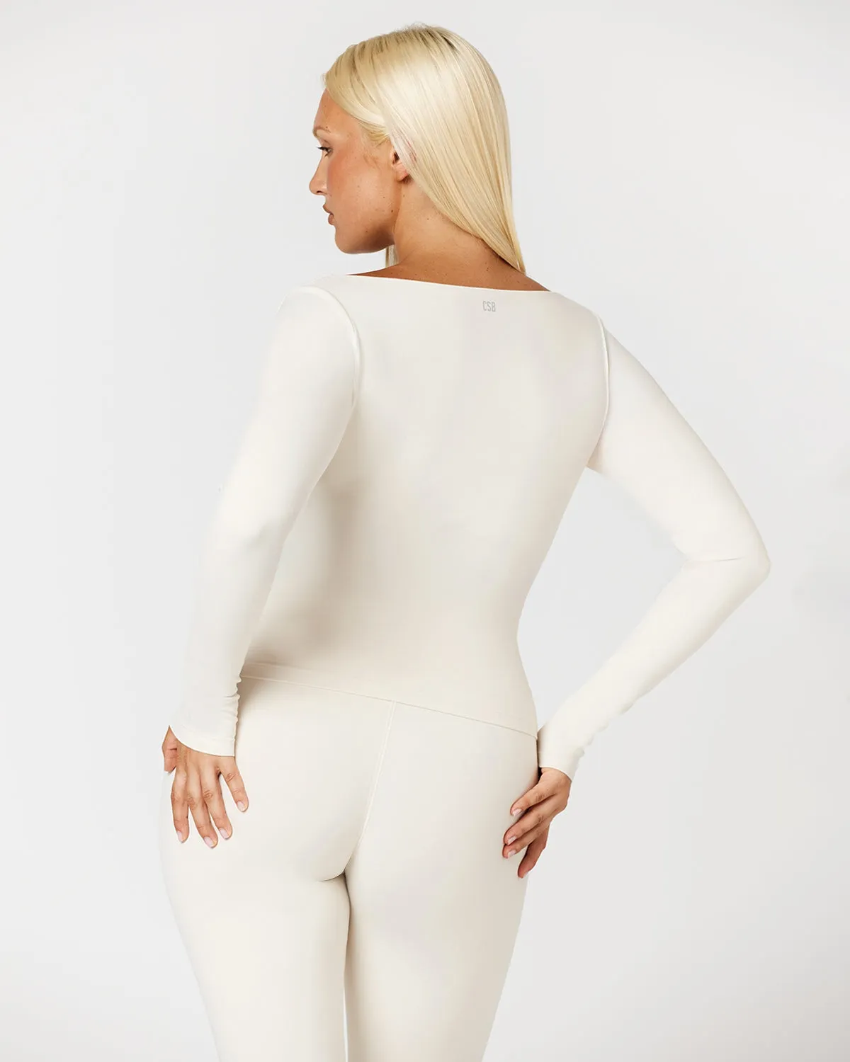 Form Eloise Long Sleeve Top | Vanilla sold by CSB product image thumbnail 3
