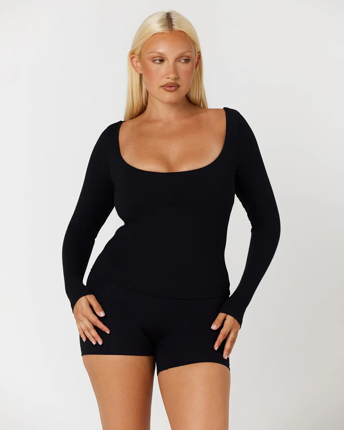 Form Eloise Long Sleeve Top | Black sold by CSB product image thumbnail 5