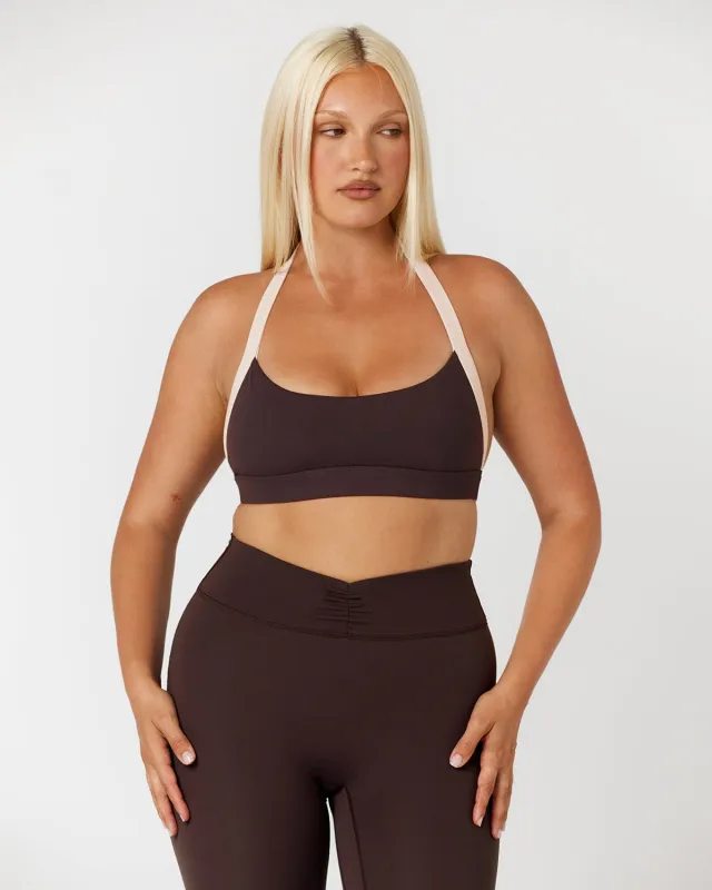 Form Alani Crop | Espresso Two Tone sold by CSB