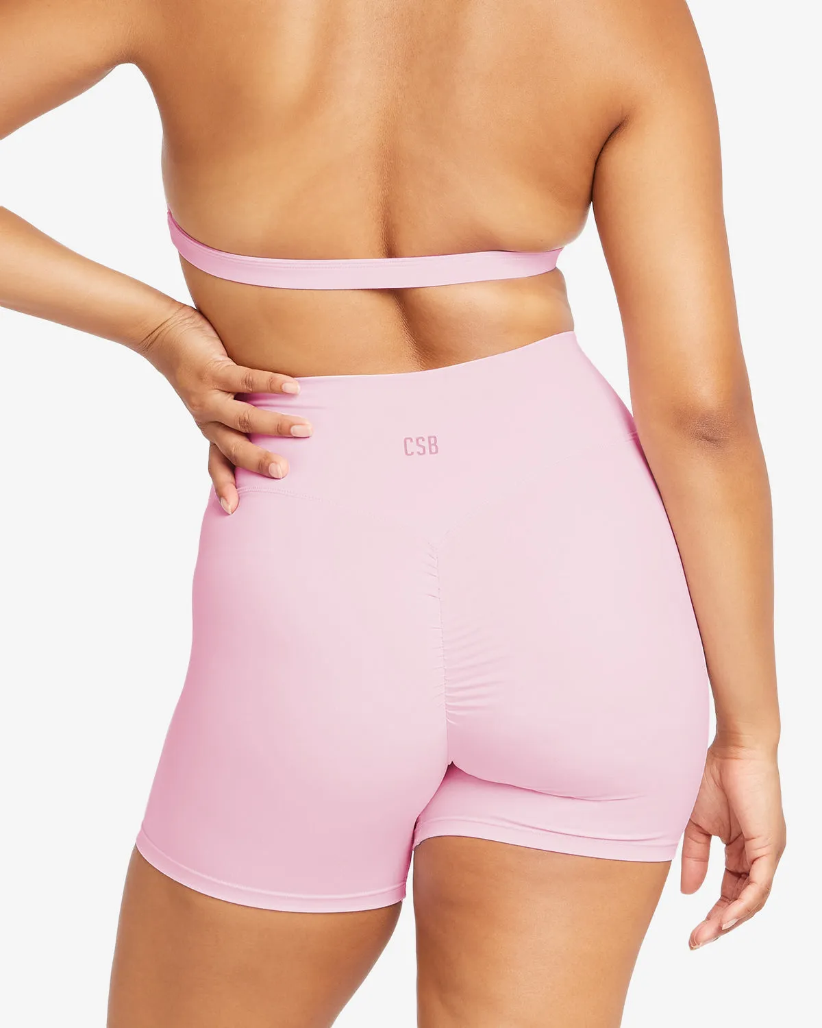 Fade Crossover Scrunch Shorts 5" | Blossom sold by CSB product image thumbnail 2