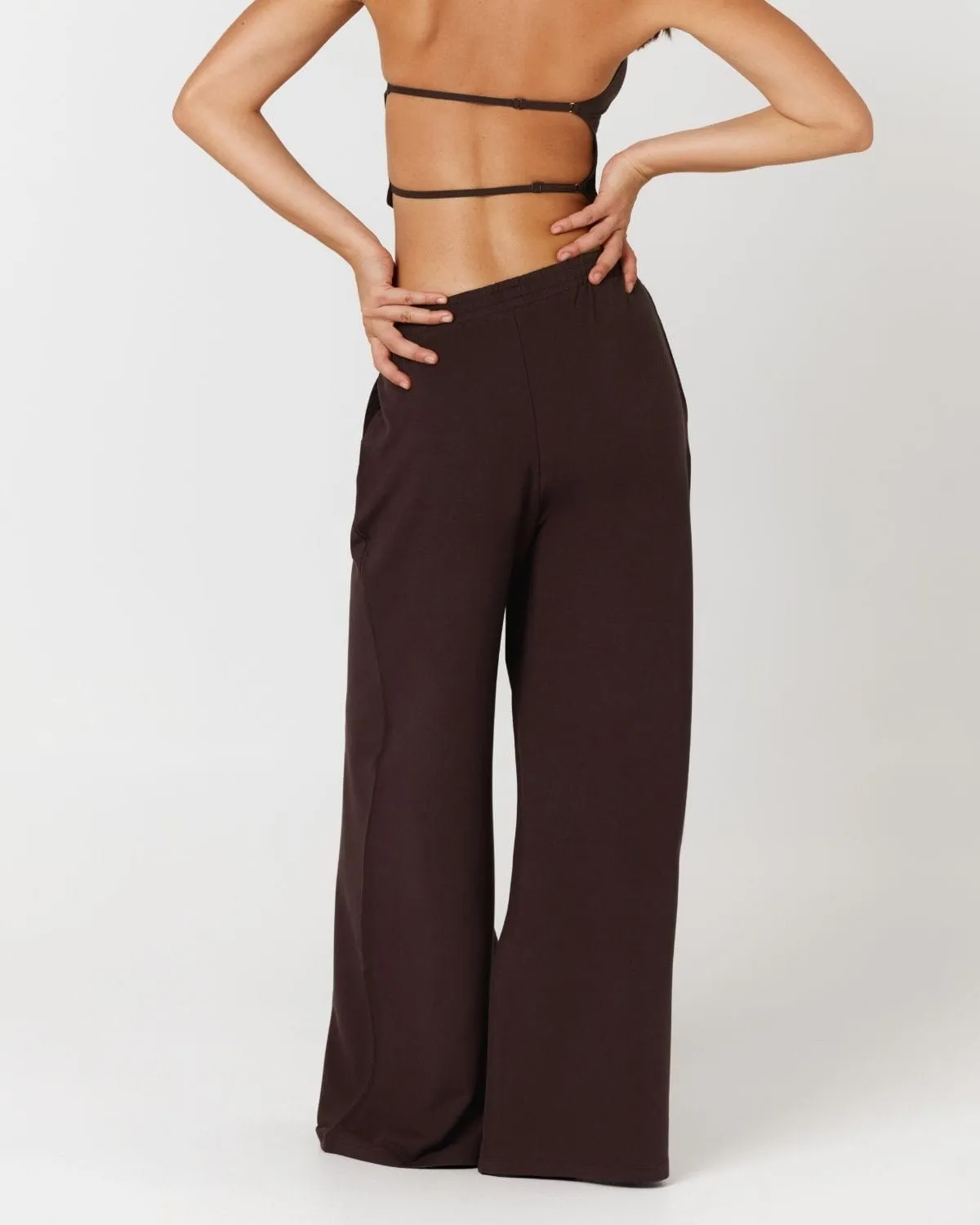 Everyday Wide Leg Pants | Espresso sold by CSB product image thumbnail 2